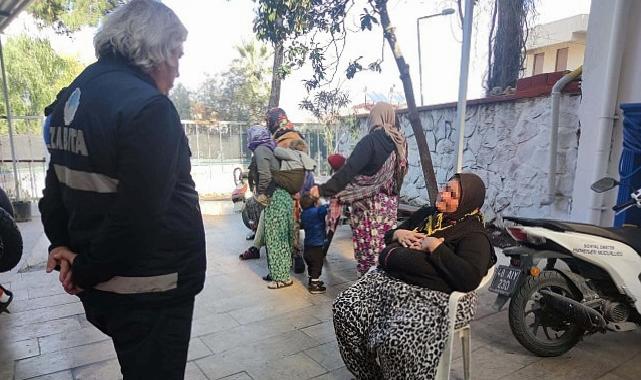  Milas Belediyesi Zabıtası ve Milas Sosyal Hizmetler Müdürlüğü’nden Dilenci Operasyonu