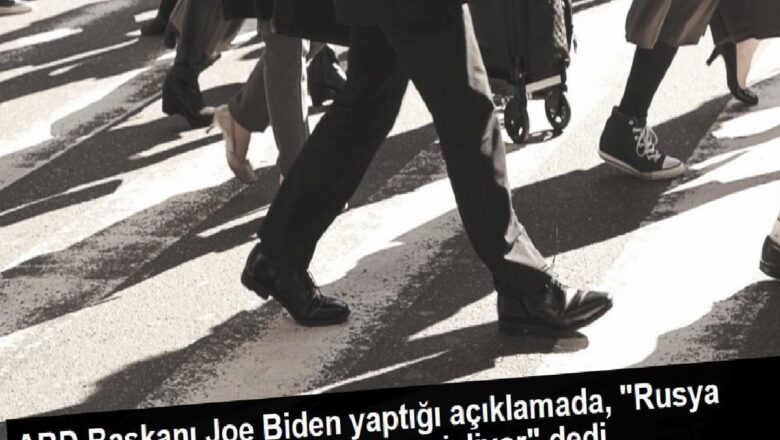  ABD Başkanı Joe Biden yaptığı açıklamada, “Rusya utanmadan insanlığa karşı suç işliyor” dedi.