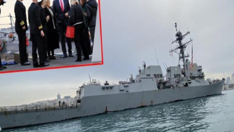  Bakan Soylu’nun “Pis ellerini üzerimizden çek” dediği ABD Büyükelçisi Boğaz’a demir atan savaş gemisine çıktı