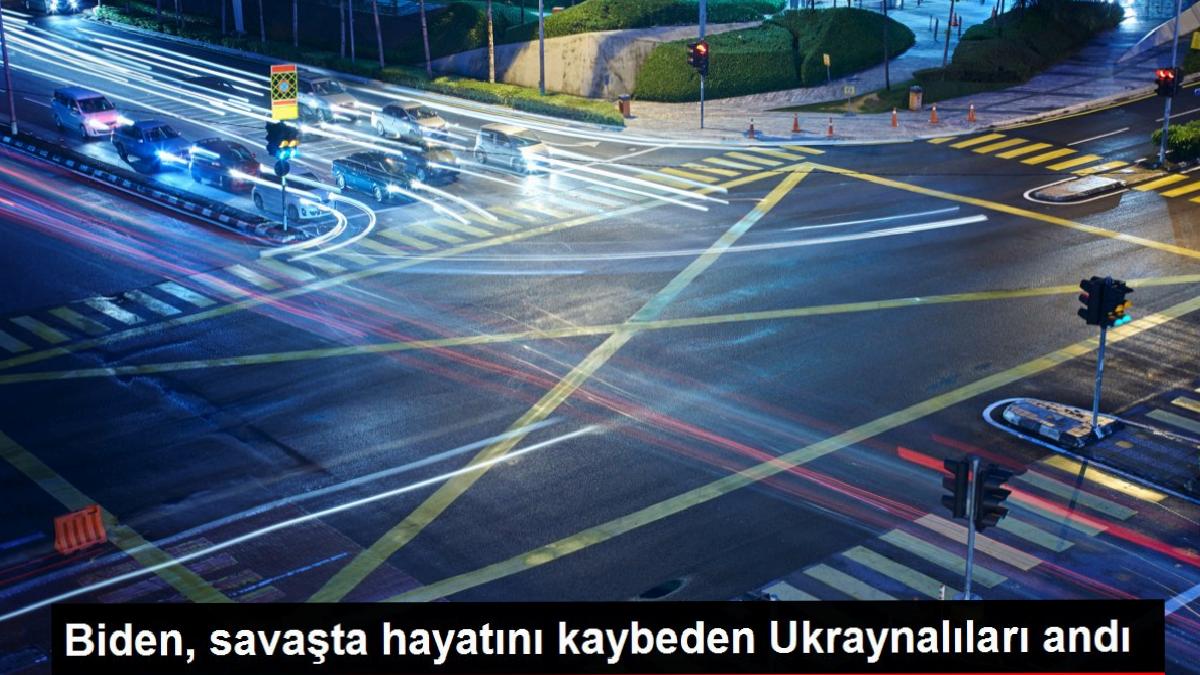 Biden, savaşta hayatını kaybeden Ukraynalıları andı