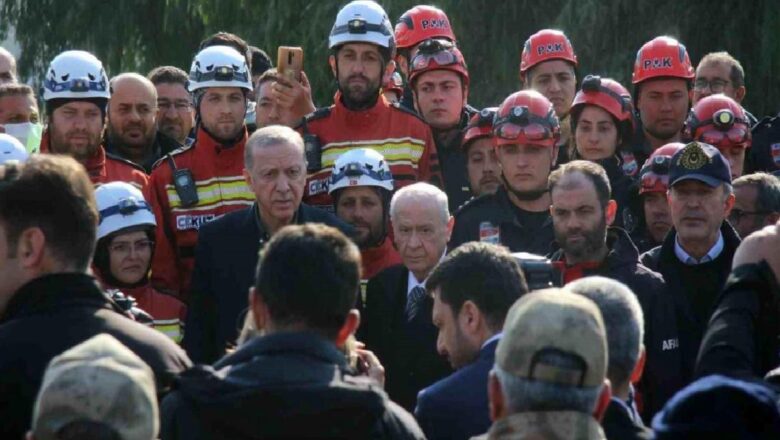  Cumhurbaşkanı Erdoğan ve MHP Lideri Bahçeli Hatay’da