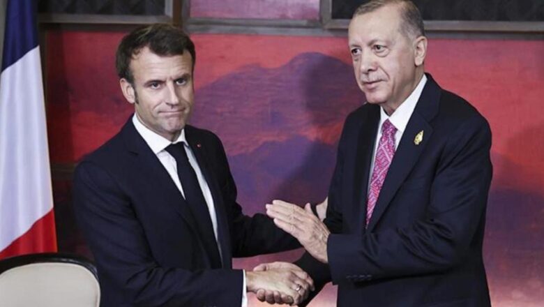  Cumhurbaşkanı Erdoğan’la görüşen Macron’dan Türkçe destek mesajı: Dayanışma içerisindeyiz