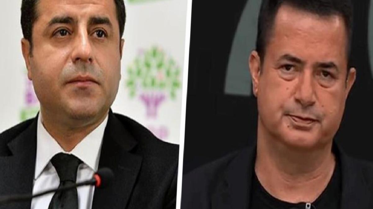 Demirtaş’tan yardım gecesinde milyonları yuvarlayan Acun Ilıcalı’ya: Canın sağ olsun
