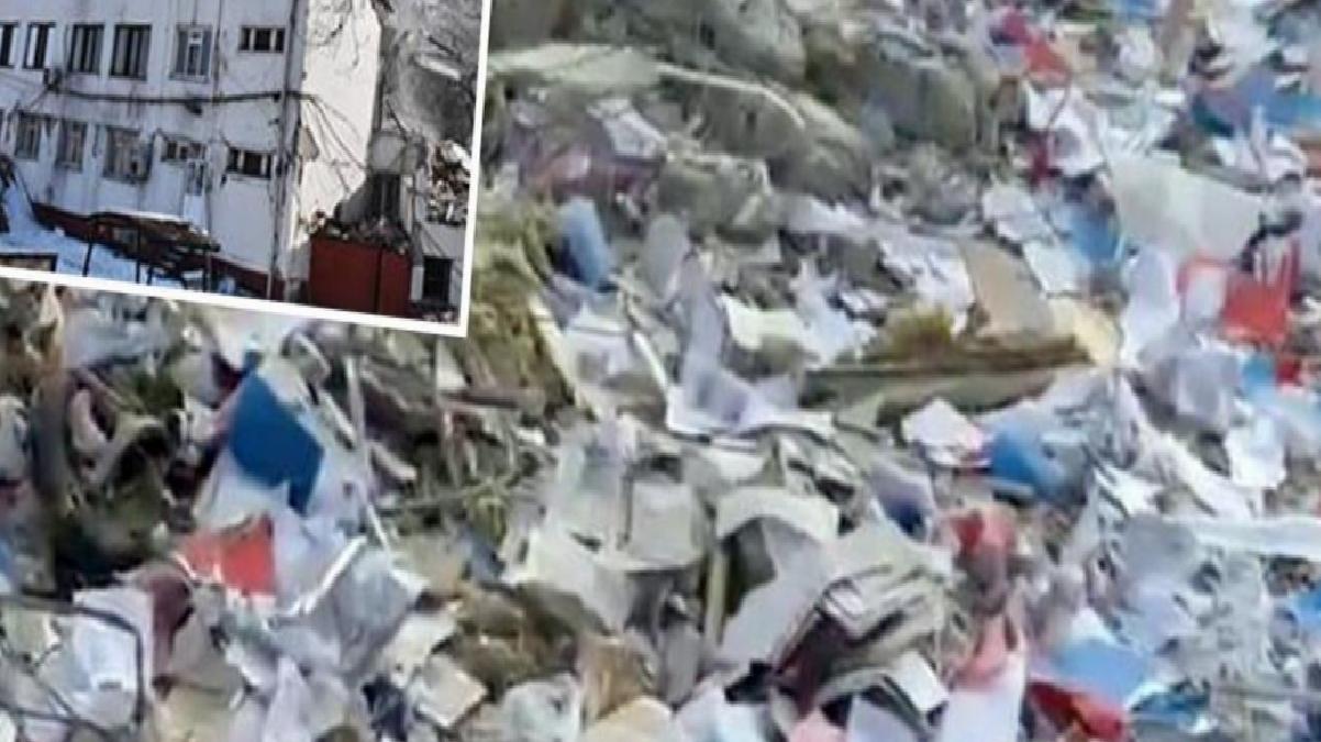 Evrakların kurtarılmadan yıkıldığı iddia edilen Elbistan Belediyesi’nden açıklama geldi: Tamamını Cumhuriyet Başsavcılığımıza teslim ettik