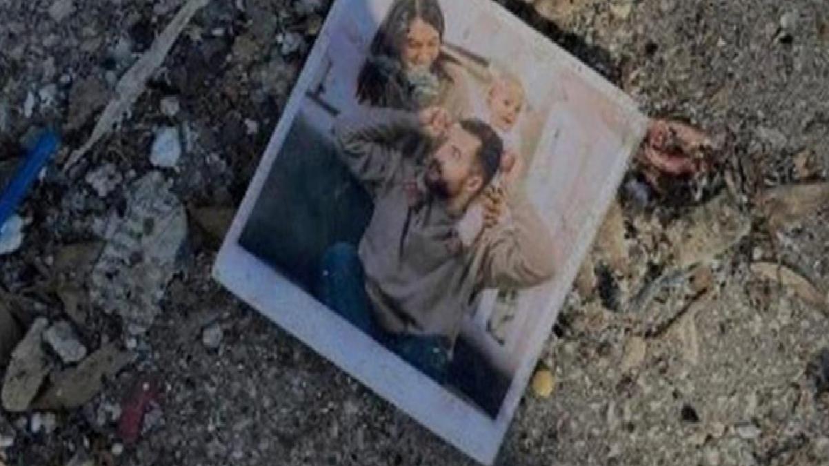 Fotoğrafın enkazdaki aileye ait olduğu iddia edildi! Gerçek çok geçmeden ortaya çıktı