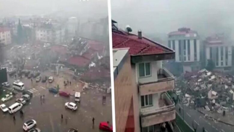  Ortalık yangın yeri gibi! Depremin merkez üssü Kahramanmaraş havadan görüntülendi