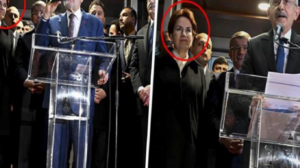 Adayın açıklandığı anlara damga vuran görüntü! Akşener’in yüz ifadesine dikkat
