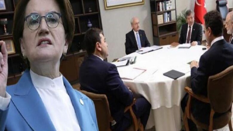  Akşener’den 6’lı masa toplantısı sonrası yeni hamle! Bugün kurmaylarıyla görüşüp basın açıklaması yapacak