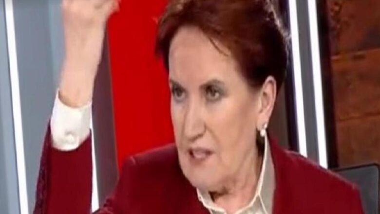  Akşener’in canlı yayında sesinin yükseldiği anlar: O kılıçla kendi boğazımı keserim