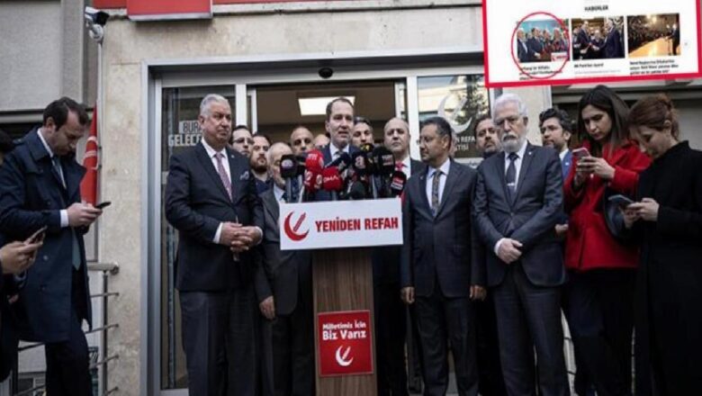  Cumhur İttifakı’na katılan Yeniden Refah’ın sitesindeki haber dikkatlerden kaçmadı