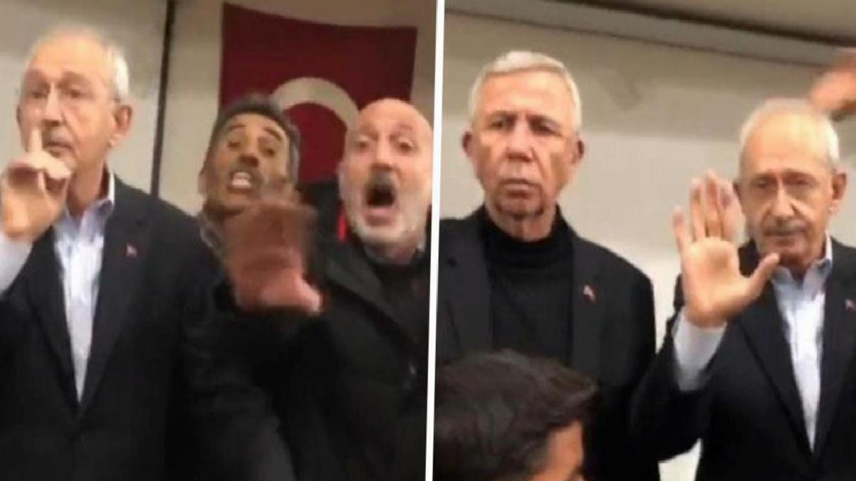 Cumhurbaşkanı adayı Kemal Kılıçdaroğlu, deprem bölgesi ziyaretinde slogan atanları eliyle susturdu