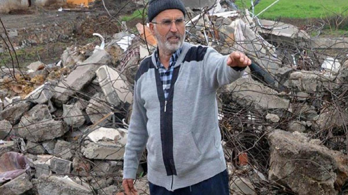 Depremin 47. gününde enkaz kaldırılırken keçisi sağ çıktı, heyecanla kendini iş makinesinin önüne attı