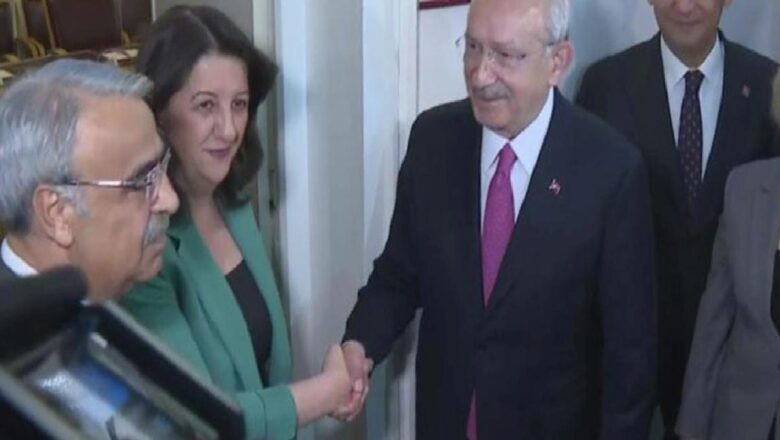  Gözlerin çevrildiği görüşme başladı! Kılıçdaroğlu, HDP heyeti ile bir araya geldi