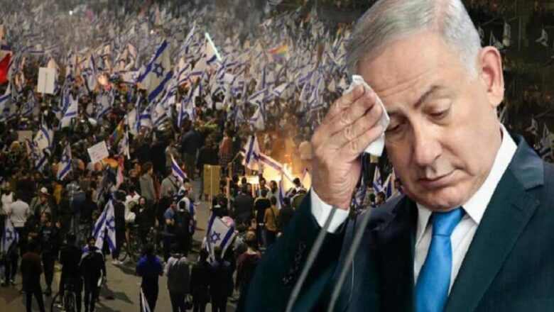  Halkın sokağa indiği İsrail’de Başbakan Netanyahu’dan geri adım! Tartışmalı yargı düzenlemesi askıya alınıyor