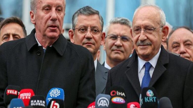  Kılıçdaroğlu ile görüşen İnce’den dikkat çeken ittifak mesajı: Menfaatler değil ilke ittifakları olmalıdır