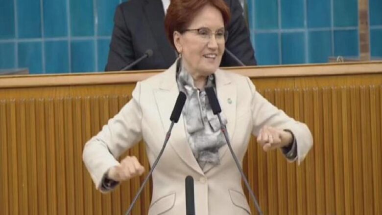  Meral Akşener, parti grubunda Bakan Nebati’nin taklidini yaptı