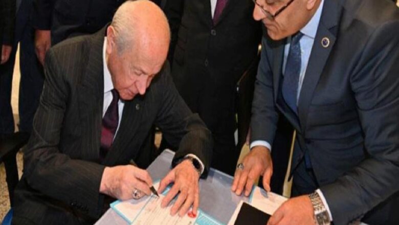  MHP’de milletvekilliği aday adaylığı için başvurular başladı! İlk imza Devlet Bahçeli’den geldi