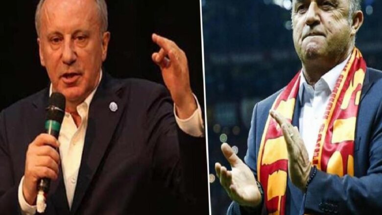  Muharrem İnce, Fatih Terim’e özendi! Soruyu sorduğuna soracağına pişman ettiler