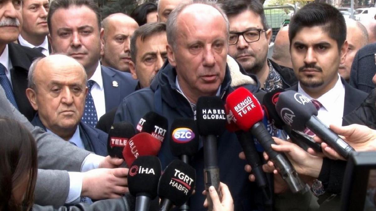 Muharrem İnce: “Siz adayınıza güvenmiyor musunuz da bana ‘Aday olamazsın’ diye bağırıyorsunuz”