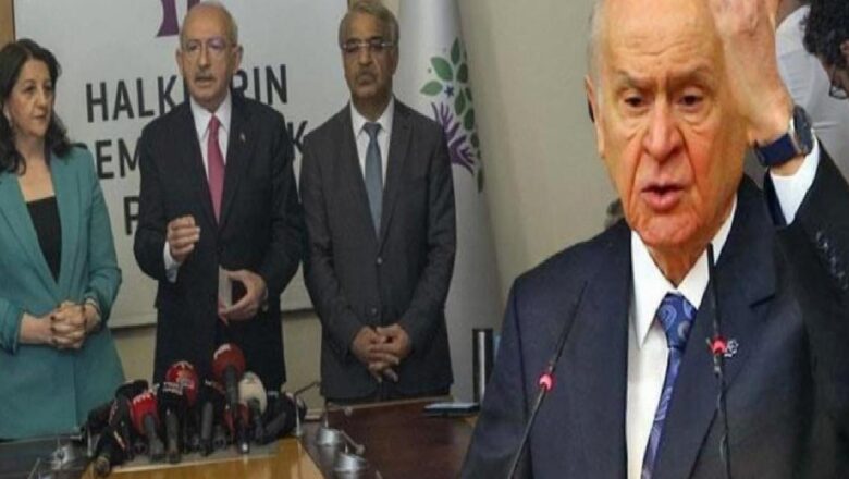  Nevruz mesajı paylaşan Bahçeli, HDP’yi ziyaret eden Kılıçdaroğlu’na yüklendi