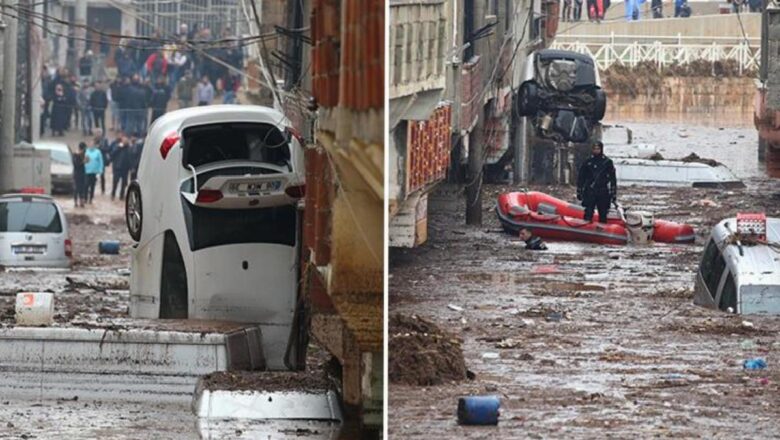  Şanlıurfa ve Adıyaman’dan gelen görüntüler sel felaketinin boyutunu gözler önüne serdi