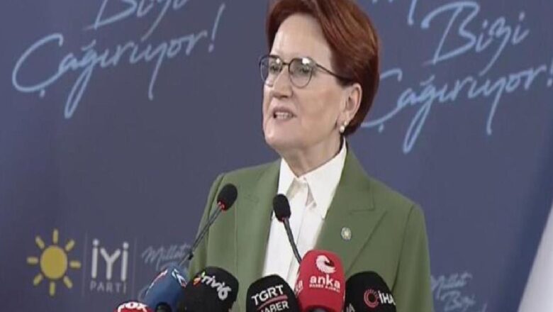  Son Dakika! İYİ Parti Genel Başkanı Meral Akşener: İYİ Parti kıskaca alınmıştır, buna boyun eğmeyiz