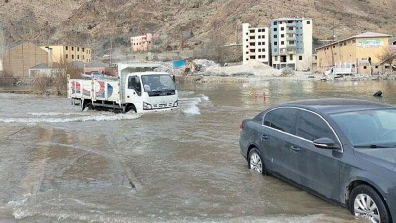  Yusufeli Barajı’nın suları ilçe merkezine ulaştı! Cadde ve sokaklar göle döndü