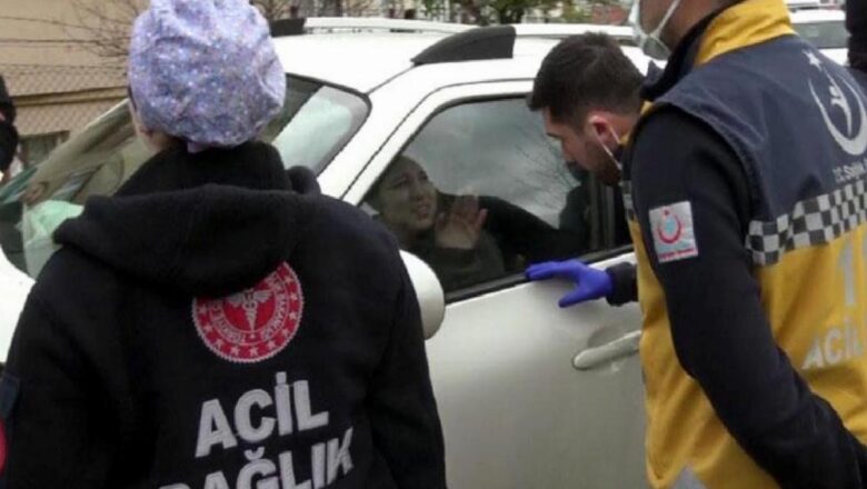  2 araca çarpıp kendini cipine kilitledi! Dışarı çıkınca basın mensuplarına saldırdı