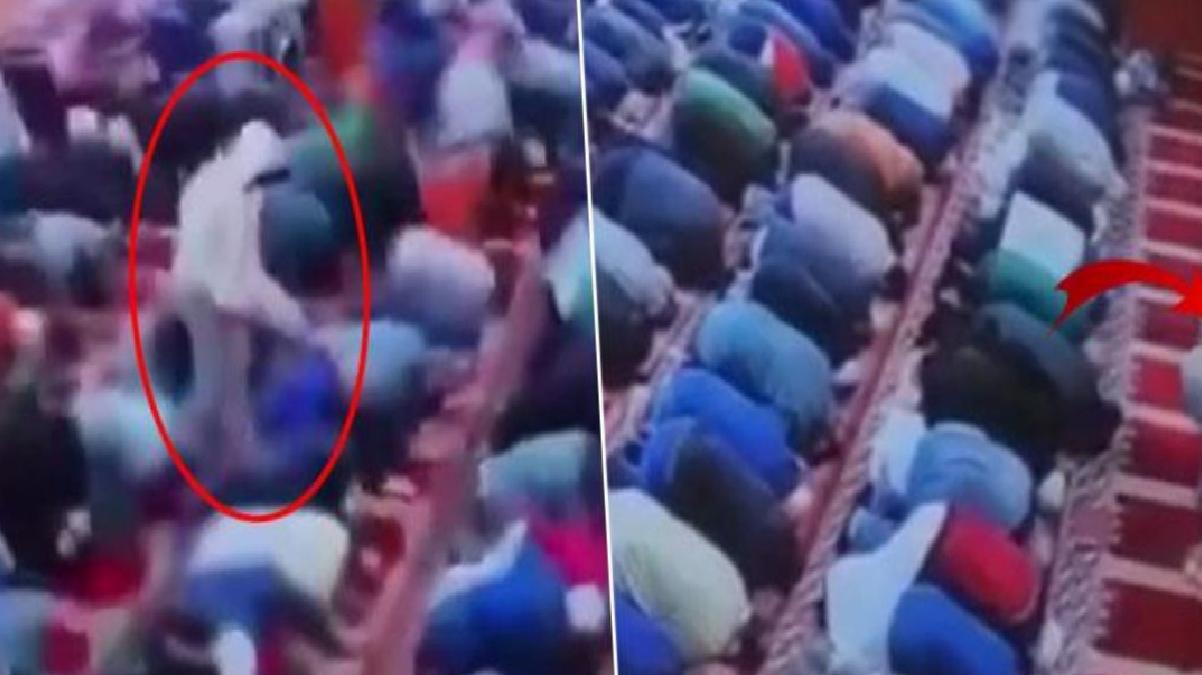 ABD’de korkunç saldırı! Cemaatin üzerinden atlayıp elindeki bıçağı imamın sırtına sapladı