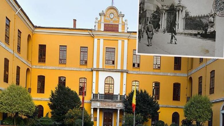  Galatasaray Lisesi’nde hırsızlık şoku! 150 yıldır aynı yerde duran tarihi yılan heykeli çalındı