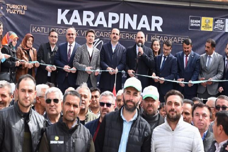 Konya Karapınar’a üçlü açılış