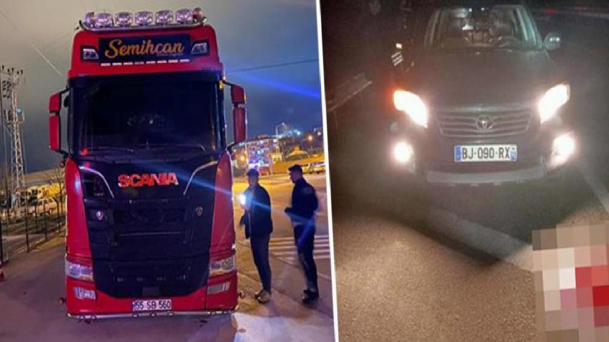 Yol verme tartışmasında kan aktı! Tır ile otomobil arasına sıkışan sürücü hayatını kaybetti