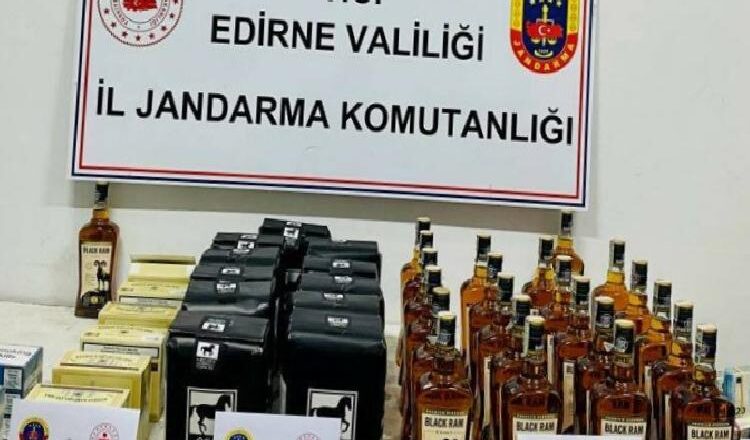  Edirne’de gümrük kaçaklarına el konuldu