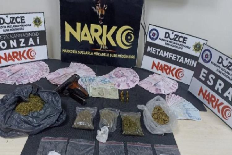 Düzce’de uyuşturucu operasyonu: 2 gözaltı