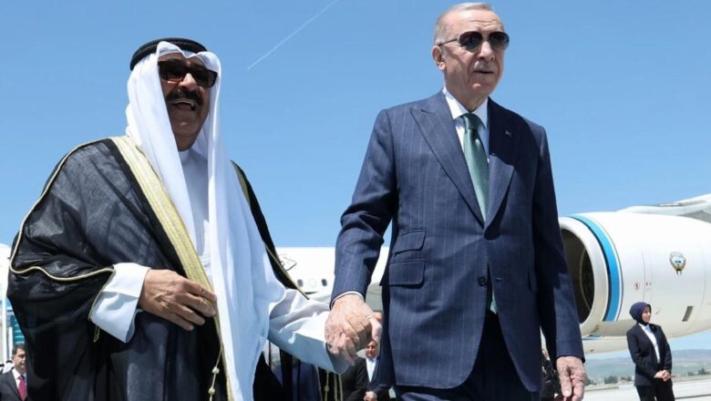  Kuveyt Emiri Türkiye’de! Cumhurbaşkanı Erdoğan havalimanında karşıladı